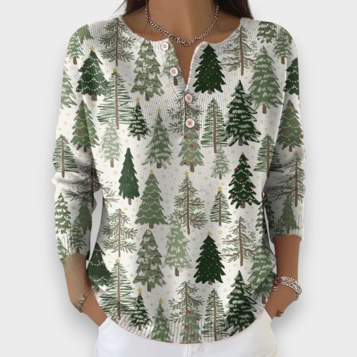 Light Mode - Christmas Sweater with Buttons