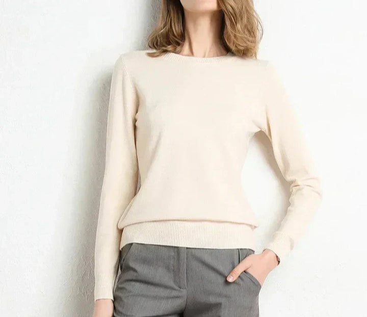 Mode Lumiére™| Essential comfortable wool sweater