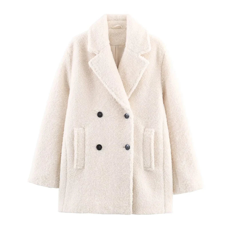 Structured Elegant Coat for a Chic Everyday Women's Style