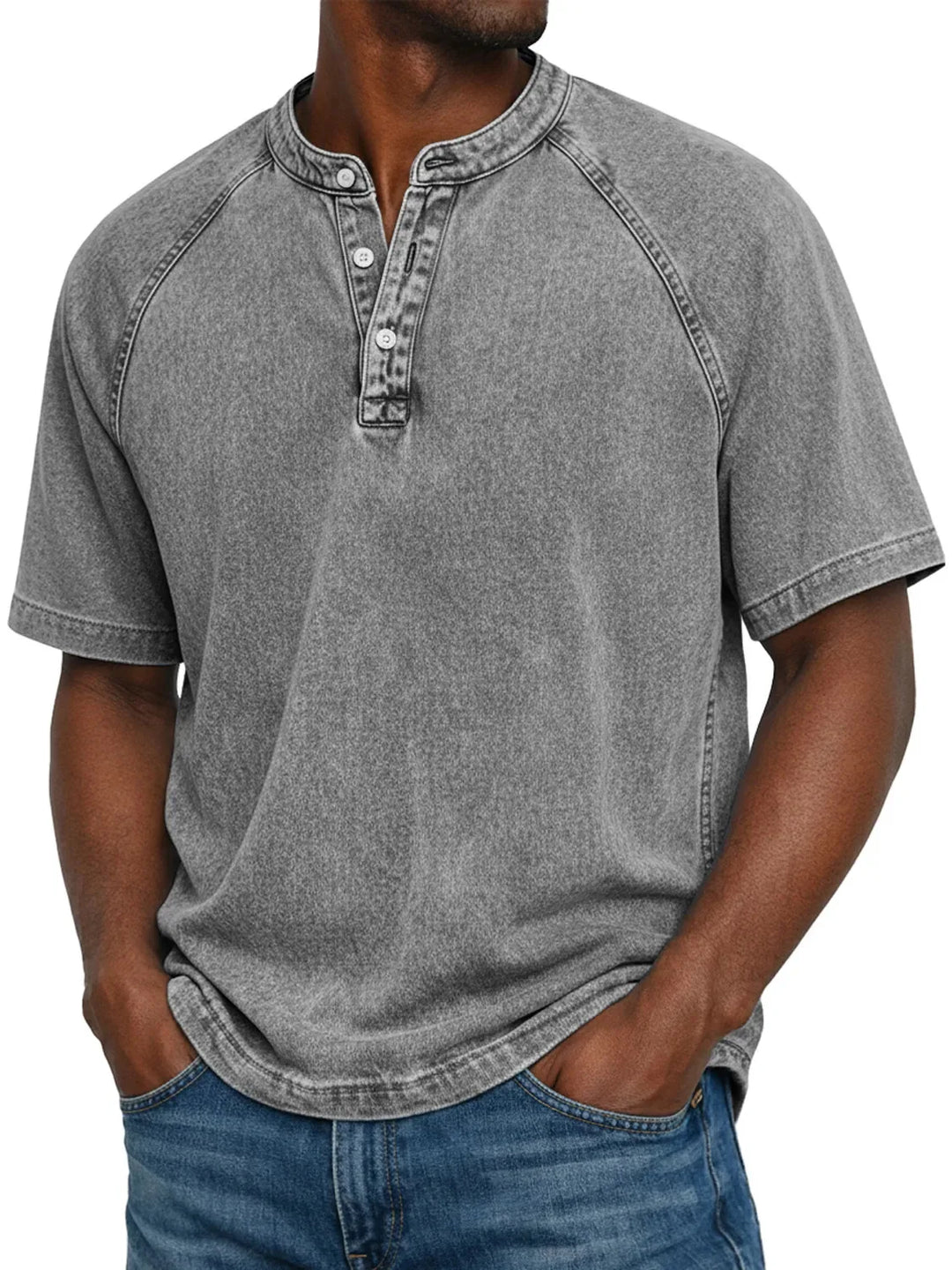Mode Lumiére™ | Men's Vintage Button-Up Shirt