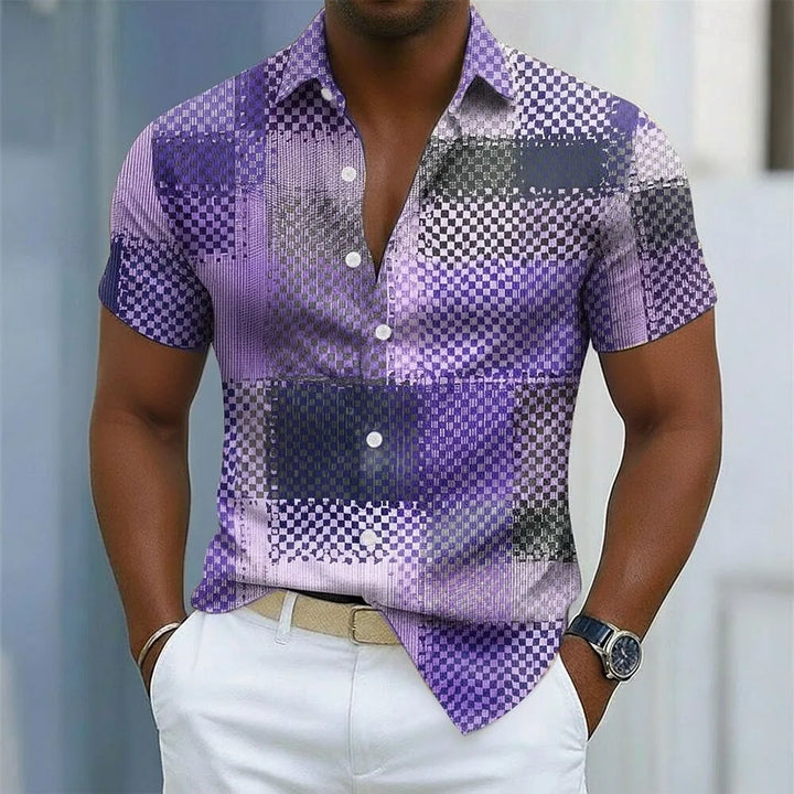 Marcel™ | Men's Colorful Short-Sleeved Shirt