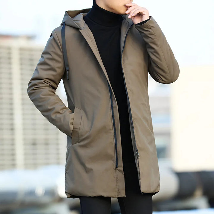 Men's hooded winter jacket