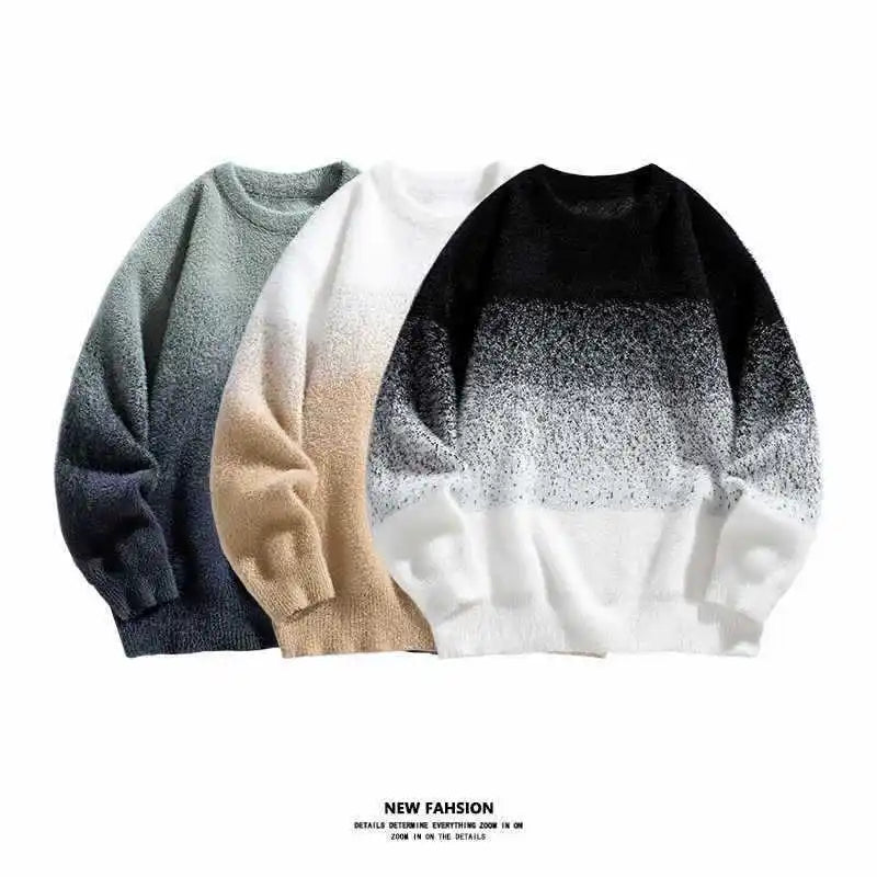 Men's Modern Gradient Sweater – Everyday Trendy Comfort
