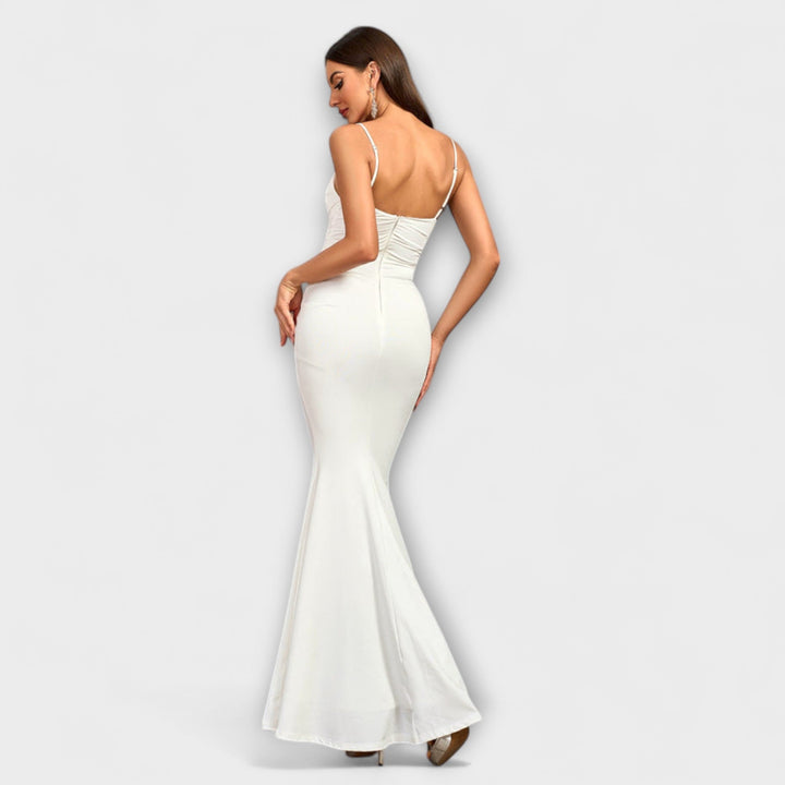 Mode Lumiére™ Callie - Elegant Ruffled Dress