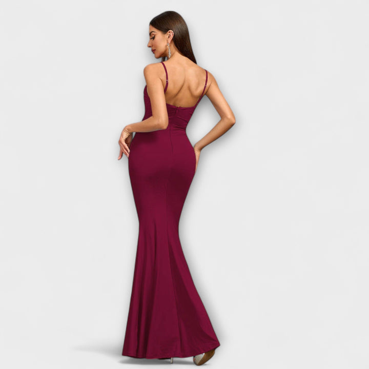 Mode Lumiére™ Callie - Elegant Ruffled Dress