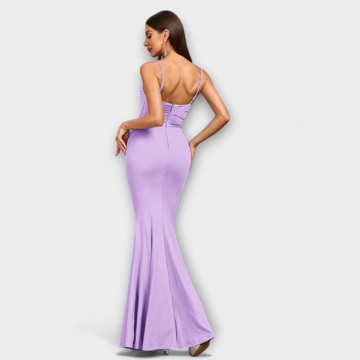 Mode Lumiére™ Callie - Elegant Ruffled Dress