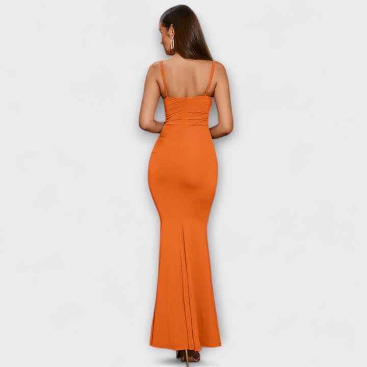 Mode Lumiére™ Callie - Elegant Ruffled Dress