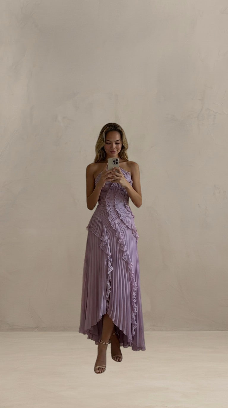 Lumiere Fashion| ELEGANT ASYMMETRICAL MAXI DRESS