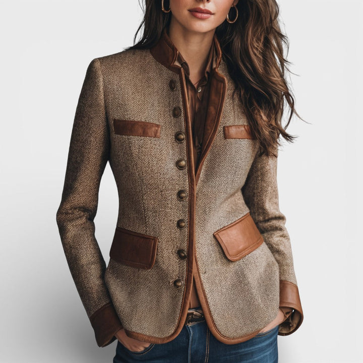 Mode Lumiére | Elegant Tweed Blazer