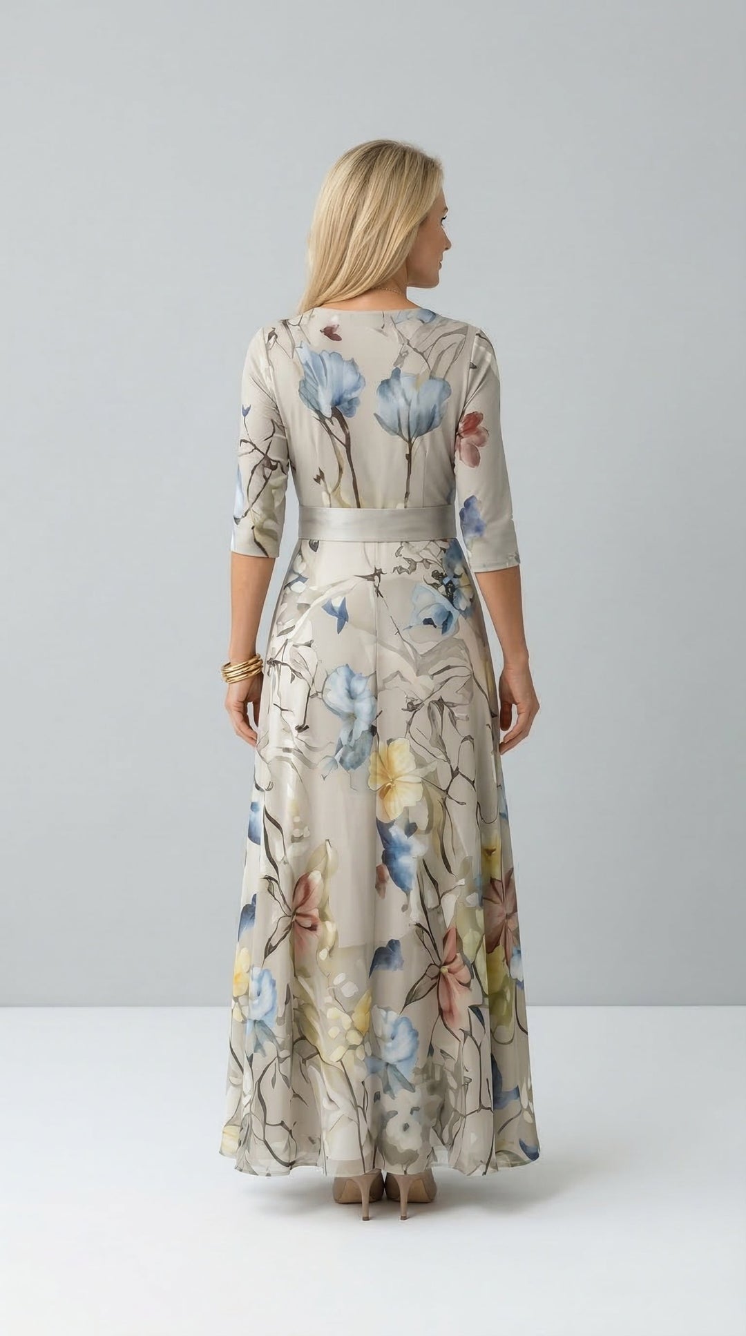 Lillian | Flowy Wrap Maxi Dress