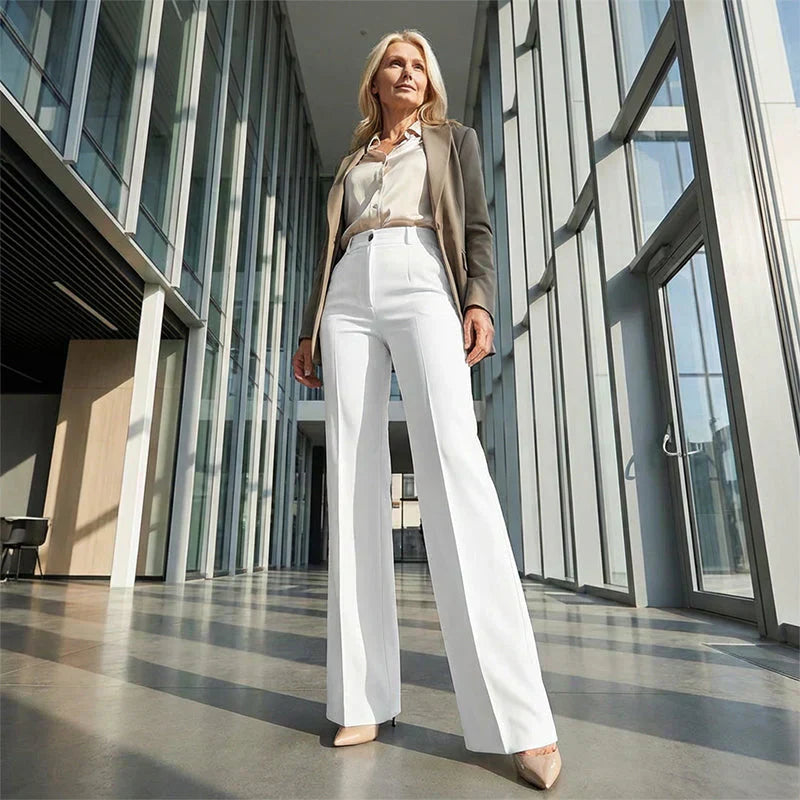 Light Mode | Flattering high-waisted trousers