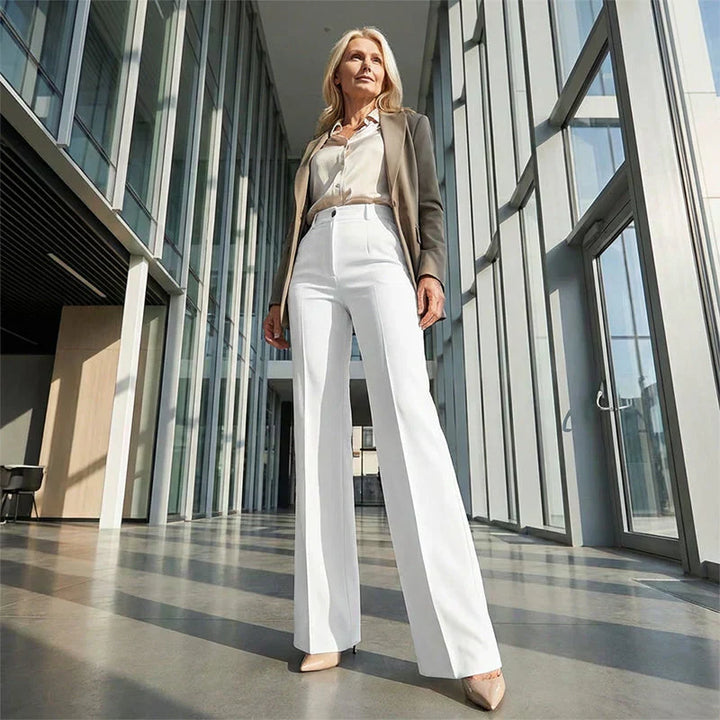 Light Mode | Flattering high-waisted trousers
