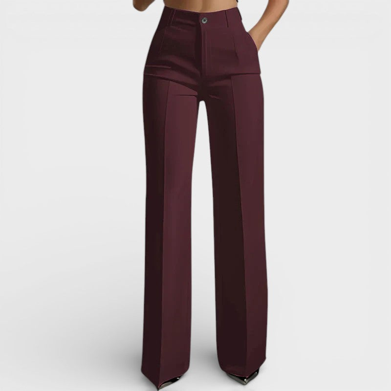 Light Mode | Flattering high-waisted trousers