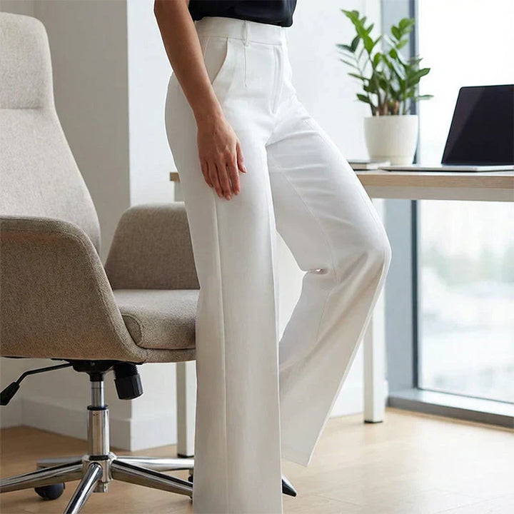 Light Mode | Flattering high-waisted trousers