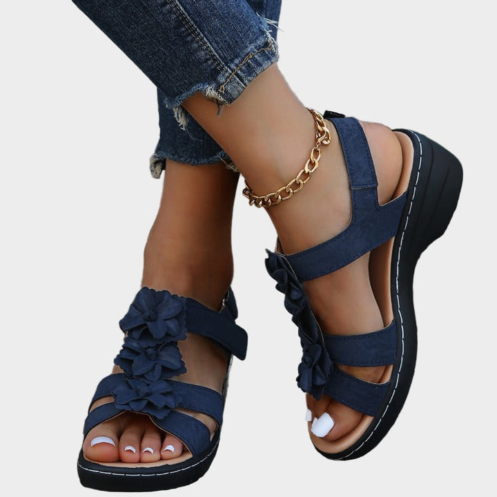 Mode Lumiére™ Orthopedic Bordo Sandals