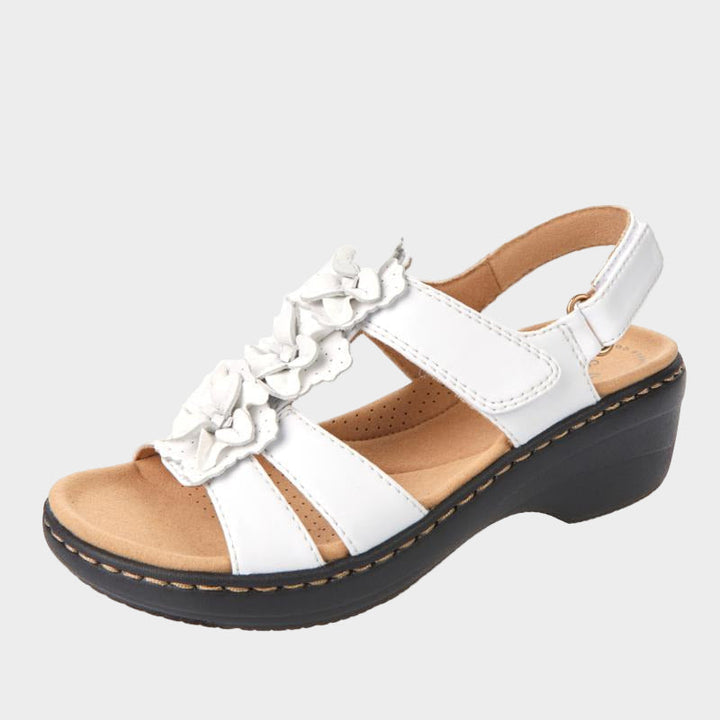 Mode Lumiére™ Orthopedic Bordo Sandals