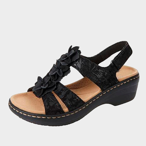 Mode Lumiére™ Orthopedic Bordo Sandals