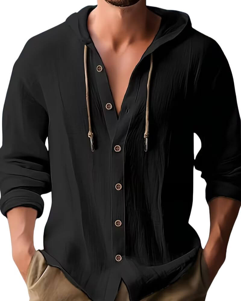 Lumiére™ Fashion | Long Sleeve Hooded T-Shirt