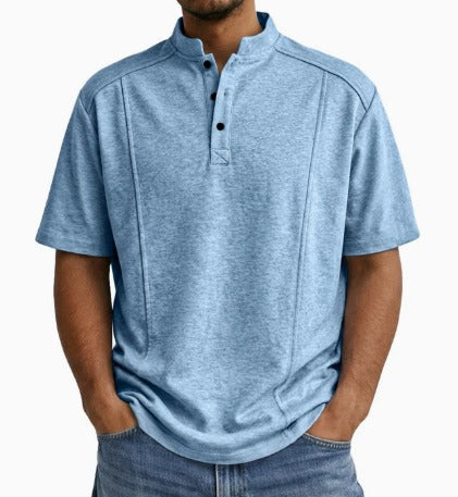 Lumiére™ Fashion | Timeless Men's Button-Down Shirt