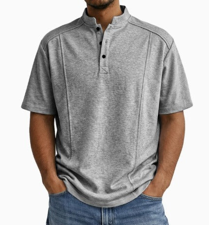 Lumiére™ Fashion | Timeless Men's Button-Down Shirt
