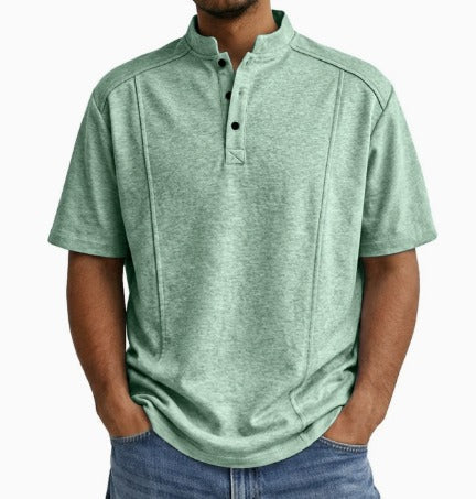 Lumiére™ Fashion | Timeless Men's Button-Down Shirt