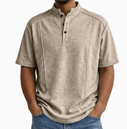 Lumiére™ Fashion | Timeless Men's Button-Down Shirt