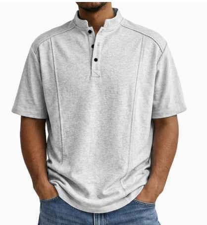 Lumiére™ Fashion | Timeless Men's Button-Down Shirt