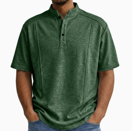 Lumiére™ Fashion | Timeless Men's Button-Down Shirt