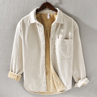 Harlan | Fleece-Lined Corduroy Shirt