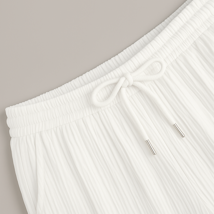 Mode Lumiere™| White Luxe PureEase Summer Co-ord Set