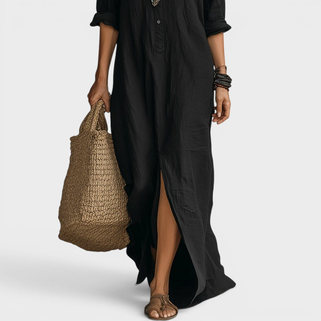 Amelie | Button-down maxi dress