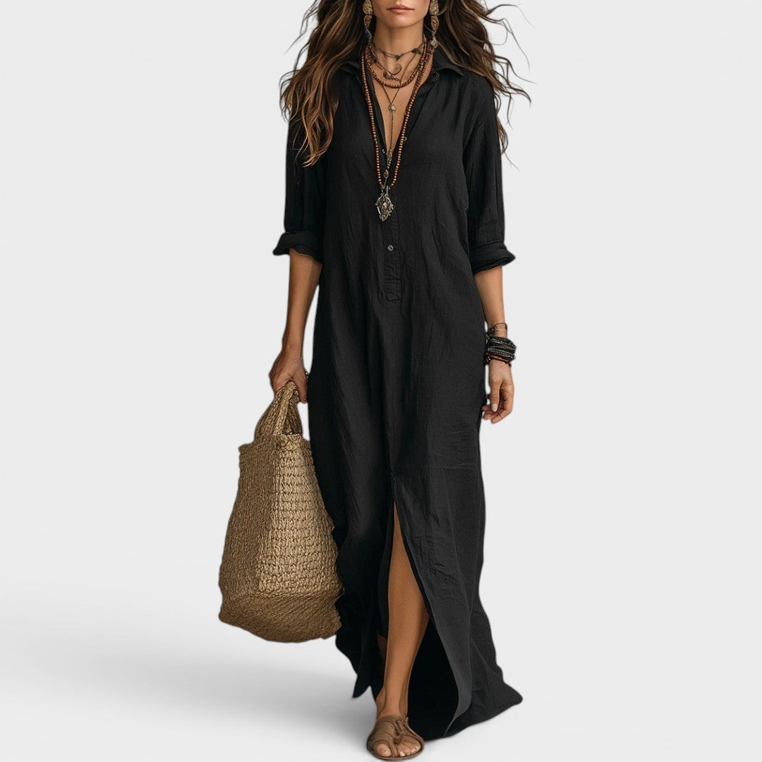 Amelie | Button-down maxi dress