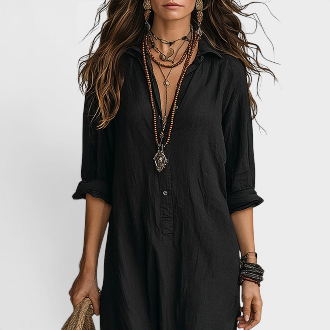 Amelie | Button-down maxi dress
