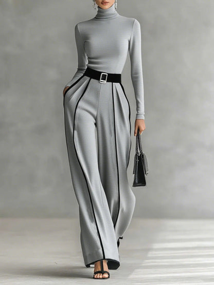 Renata | Elegant Two-Piece Wide-Leg Set