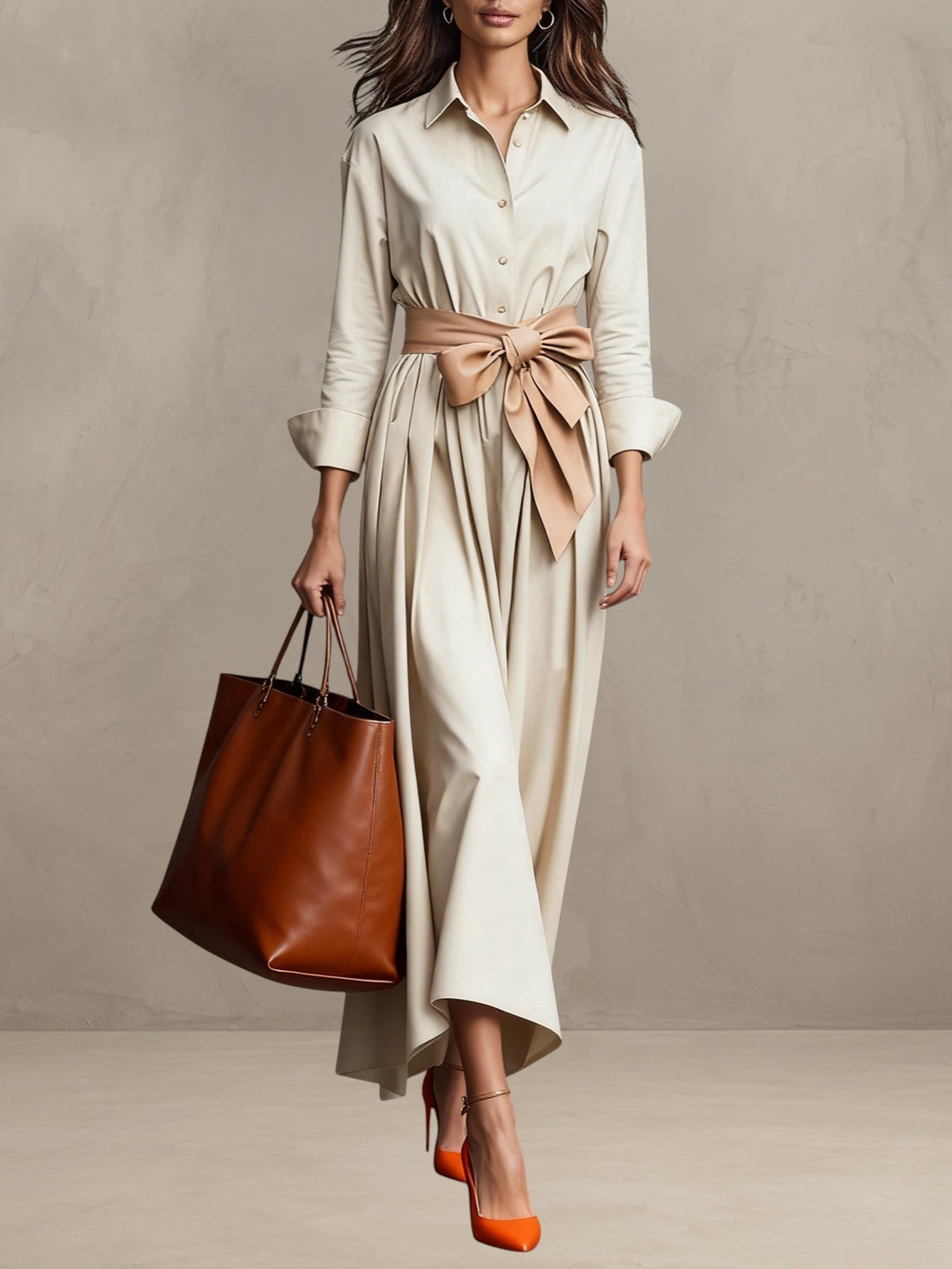 Mode Lumiére | ELEGANT COTTON DRESS