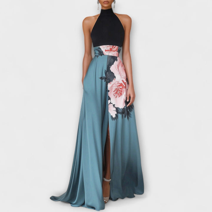 Lumiére™ Natalie - A-line Floral Maxi Dress
