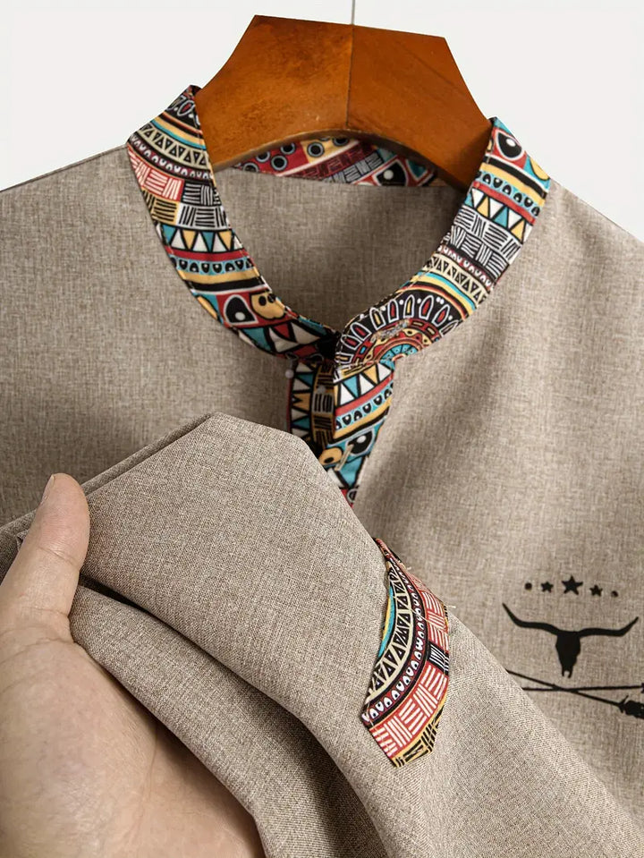 Elegant short-sleeved shirt