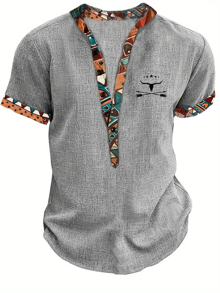 Elegant short-sleeved shirt