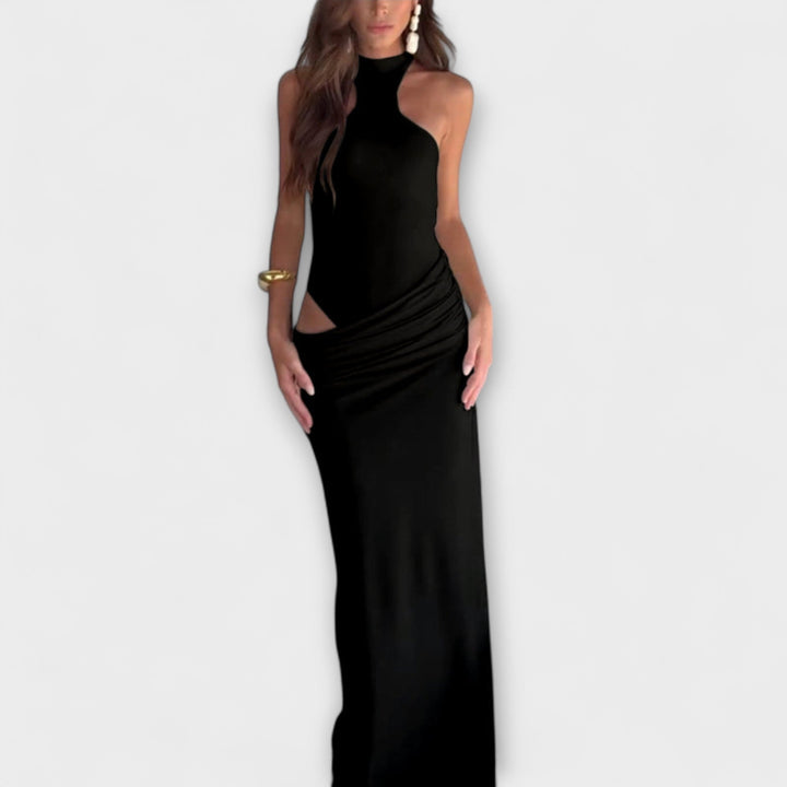 Mode Lumiére™ Minna - Sleeveless dresses with a scoop neck