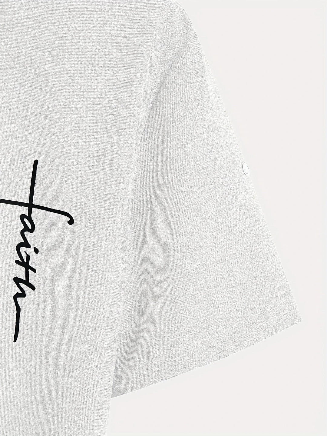 Light Mode | Stylish short-sleeve stand-collar shirt