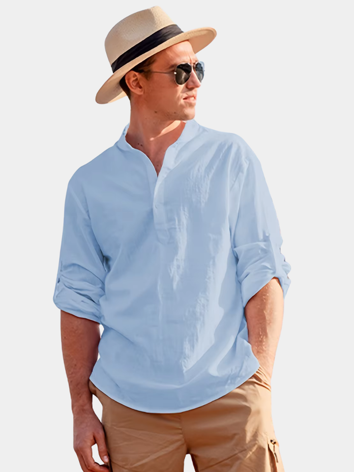 LAURENT MONACO | MEN'S SUMMER LINEN SHIRT