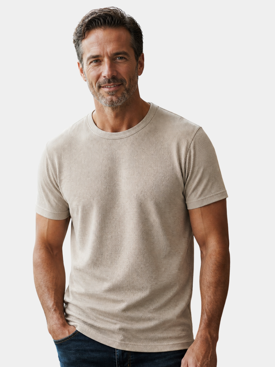 LAURENT MONACO | MEN'S WAFFLE T-SHIRT