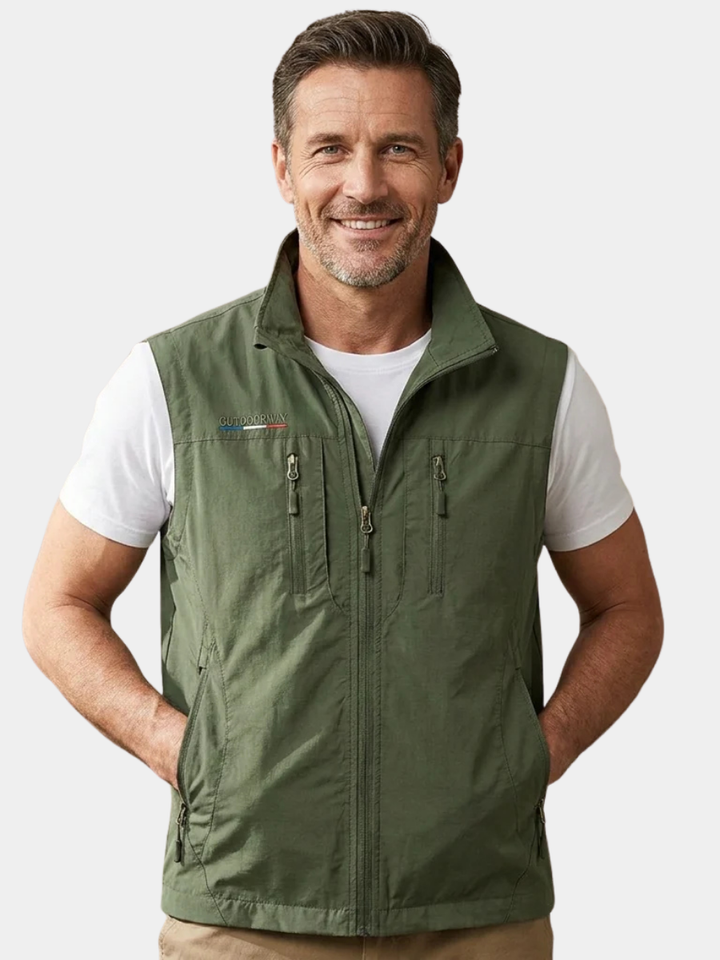 LAURENT MONACO | MEN'S ZIPPED UTILITY JACKET