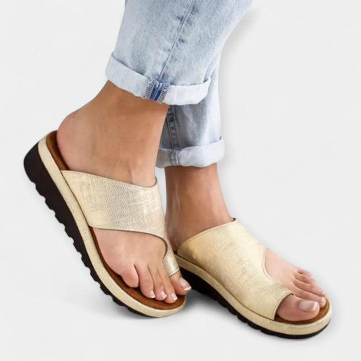 Mode Lumiére™ Leather Sandals for Comfort and Style