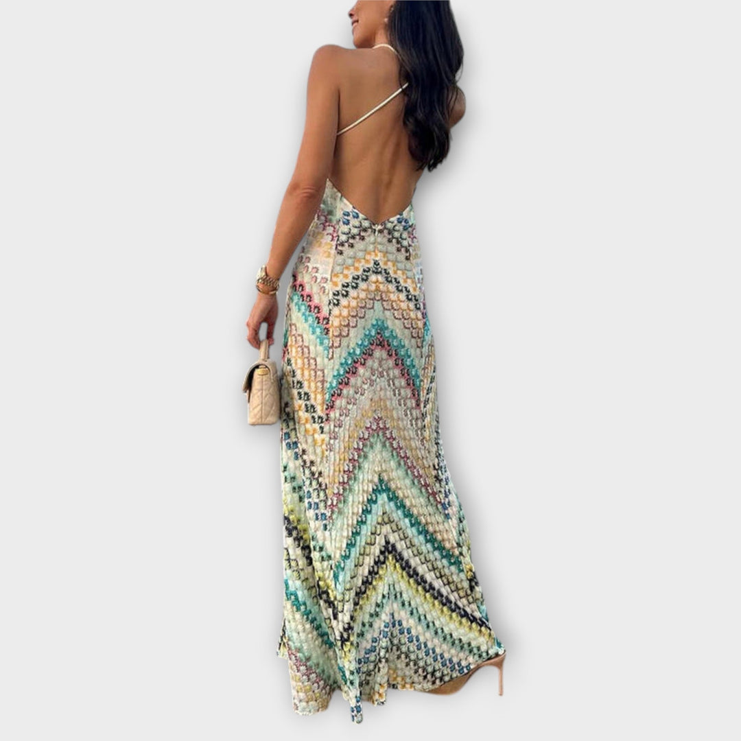 Remi - Missoni colorful chevron maxi dress