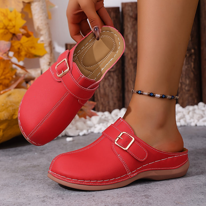 Velina | Everyday Comfort Buckle Clogs