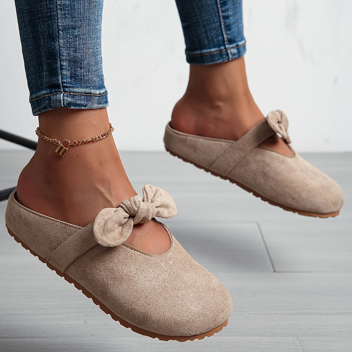 Almira | Soft Comfort Bow Clogs