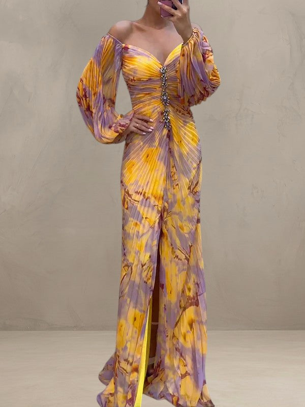 Light Fashion| ELEGANT V-NECK DRESS