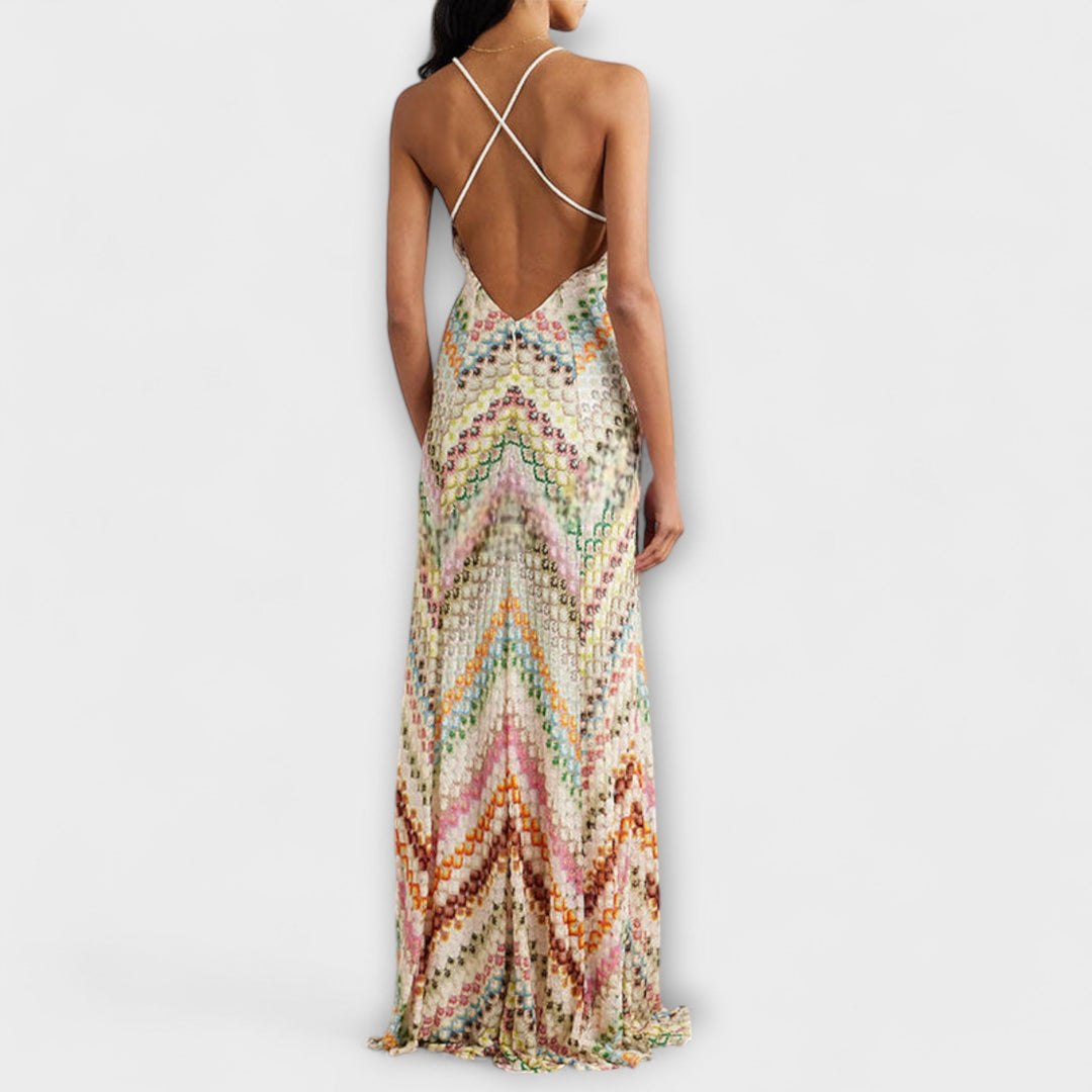 Remi - Missoni colorful chevron maxi dress