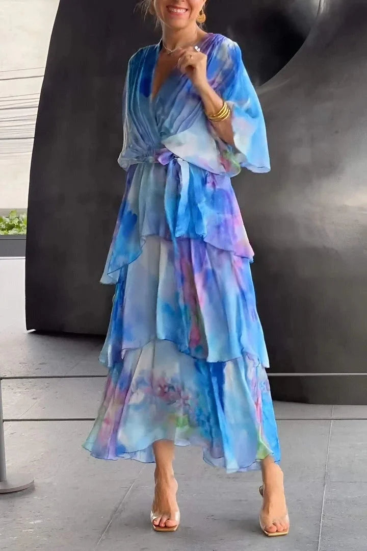 Cassia – Elegant chiffon dress